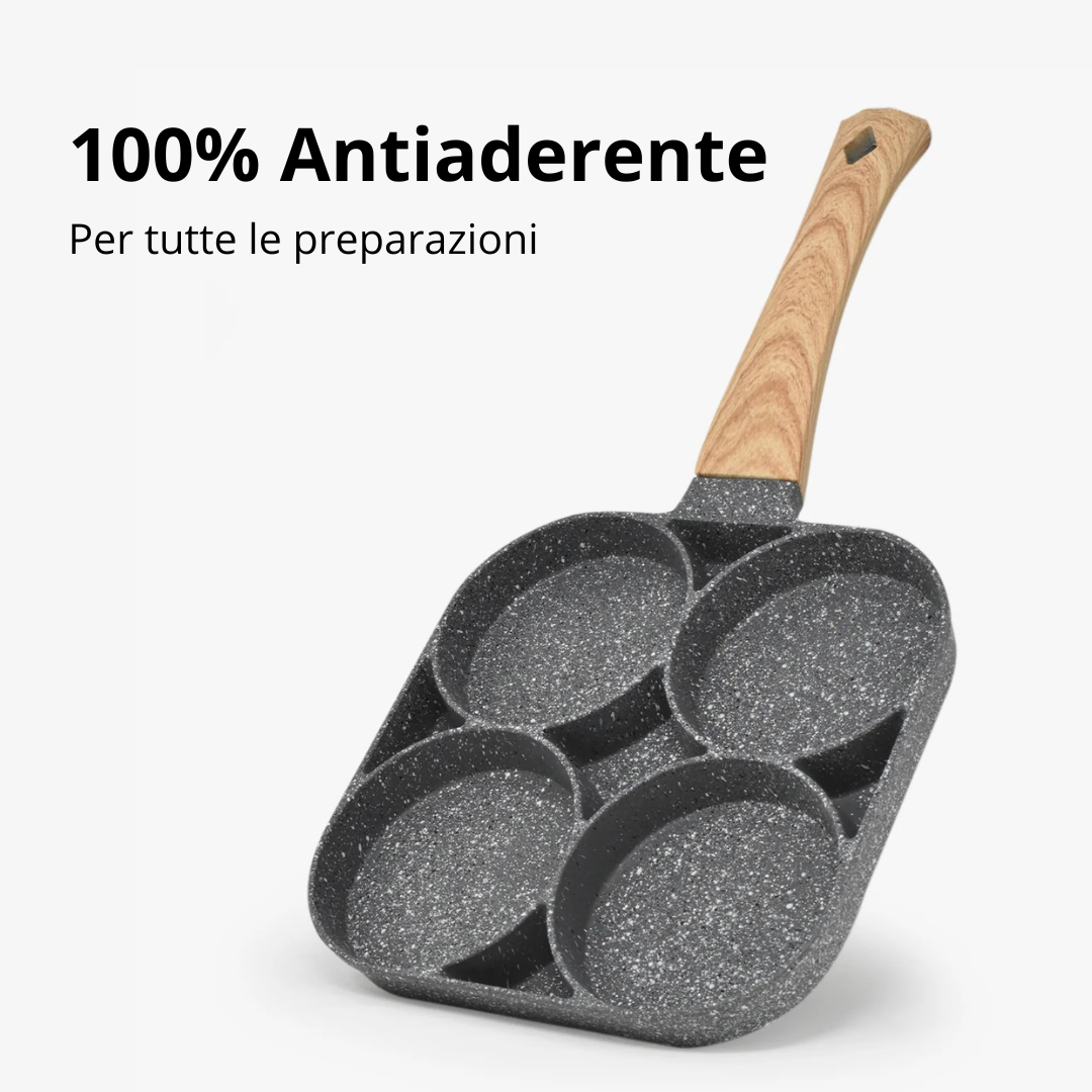 MultiChef® - Padella Antiaderente 4 Vani